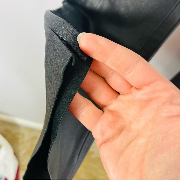 Whet Blu Size 0 Women's Flared Leather Pants - Picture 7 of 9